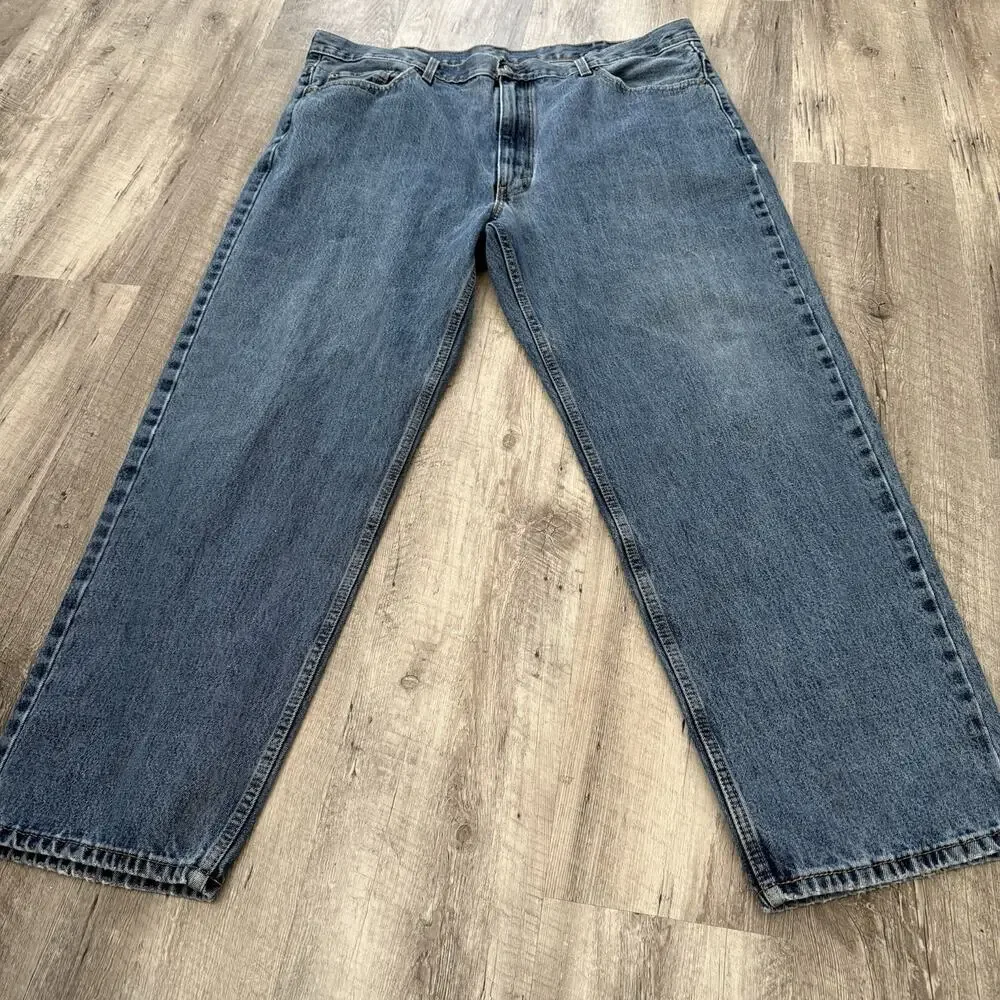 Levi’s 550 Jeans Mens Relaxed Fit Medium Wash Blue Sz 44x32 (43x31) 100% Cotton